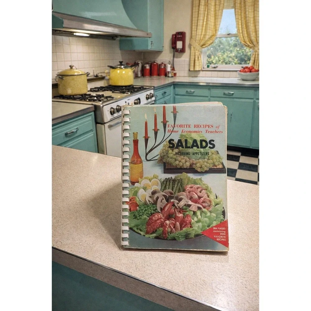 1964 Salads Appetizers Cookbook Favorite Recipes of Home Economics‎ Teachers VTG
